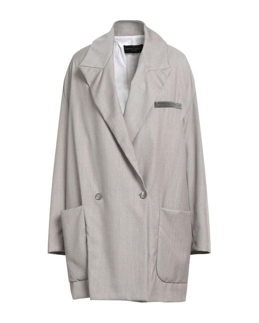 Fabiana Filippi Gray Blazer
