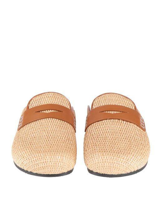 J.W. Anderson Sand Mules & Clogs Natural Raffia for men