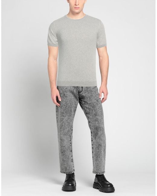 Bellwood Gray Light Sweater Cotton for men