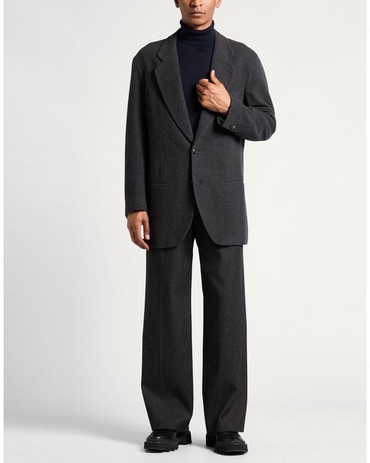 Giorgio Armani Black Blazer Virgin Wool for men