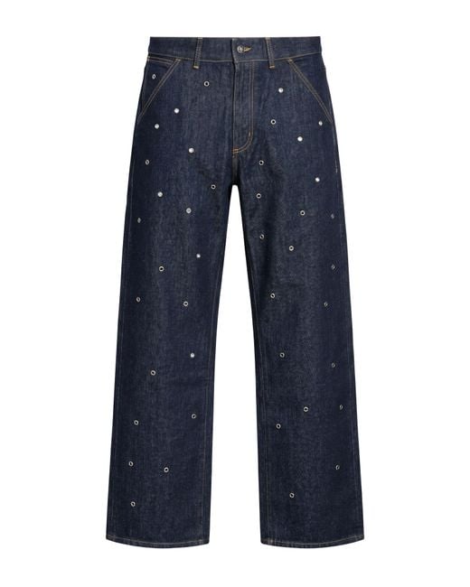 THE BIG WHITE BLUE Blue Jeans Cotton for men