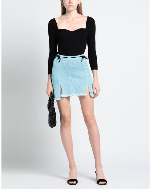 Cormio Blue Mini Skirt