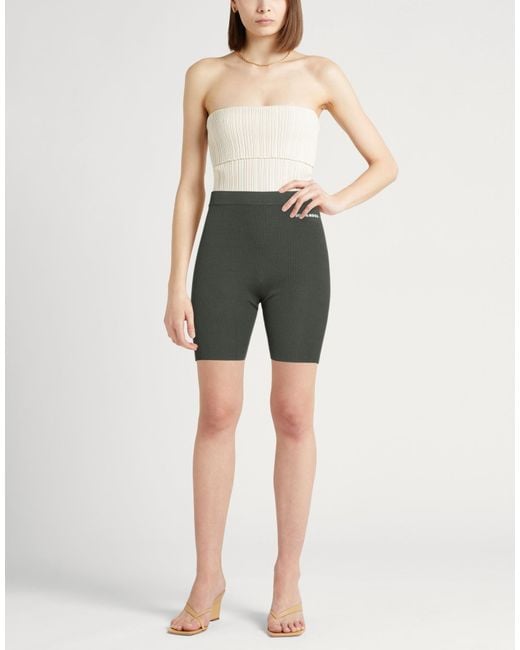 Jil Sander Gray Military Shorts & Bermuda Shorts Cotton