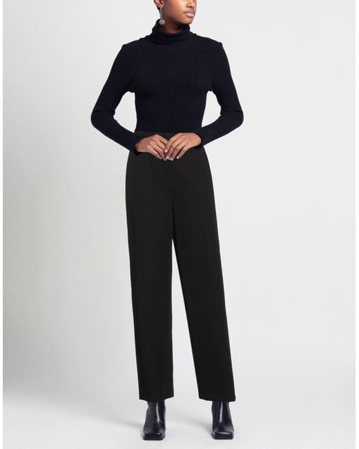 DUNST Black Wide-Leg High-Waisted Pants
