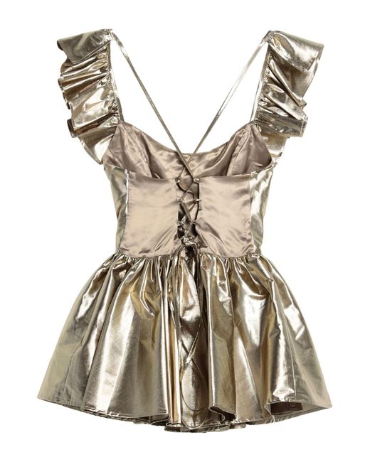 The Attico Metallic Mini Dress