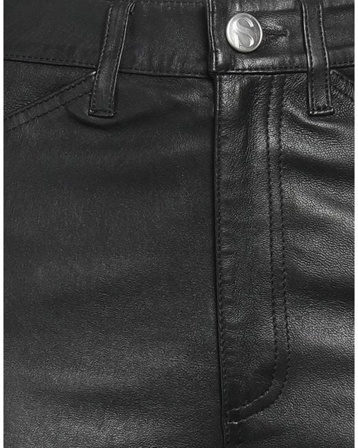 SPRWMN Gray Pants Leather