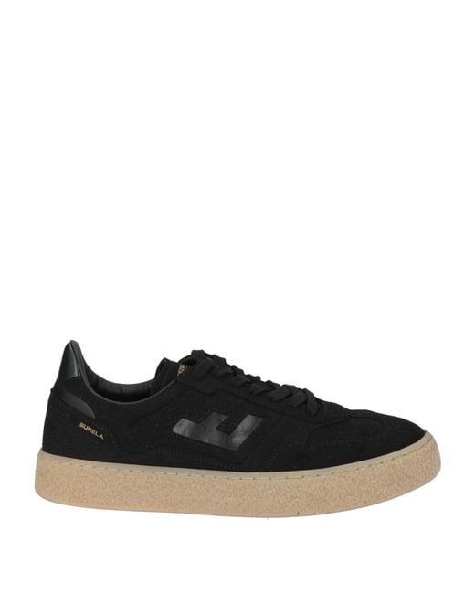 Flamingos' Life Black Sneakers Leather for men