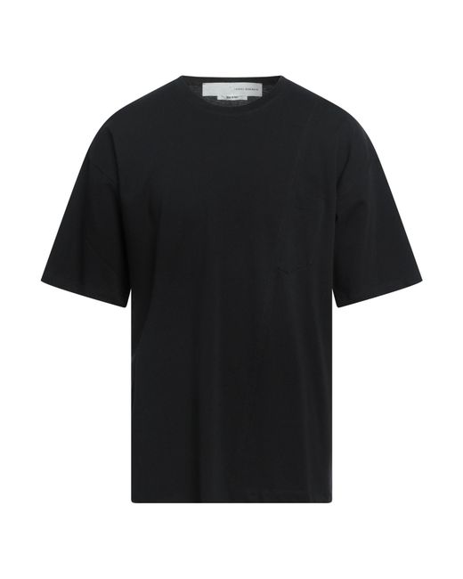 Isabel Benenato Black T-Shirt Cotton for men