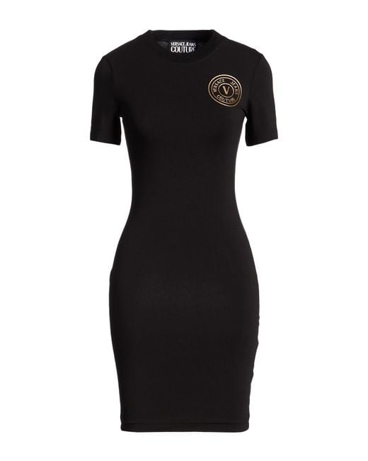 Versace Jeans Couture Black Mini Dresses