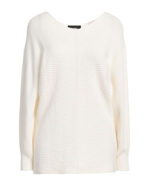 Alpha Studio White Pullover