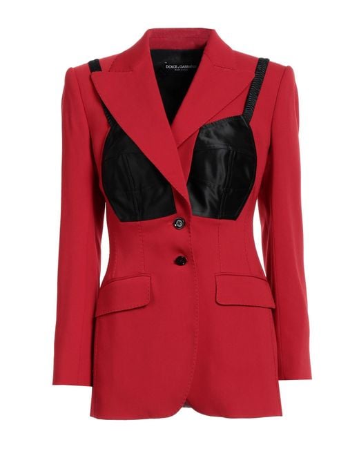 Dolce & Gabbana Red Blazer