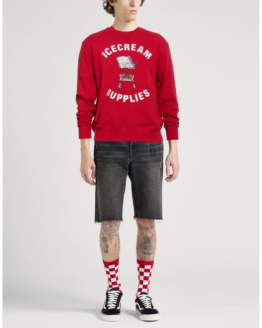 BBCICECREAM Red Sweatshirt for men