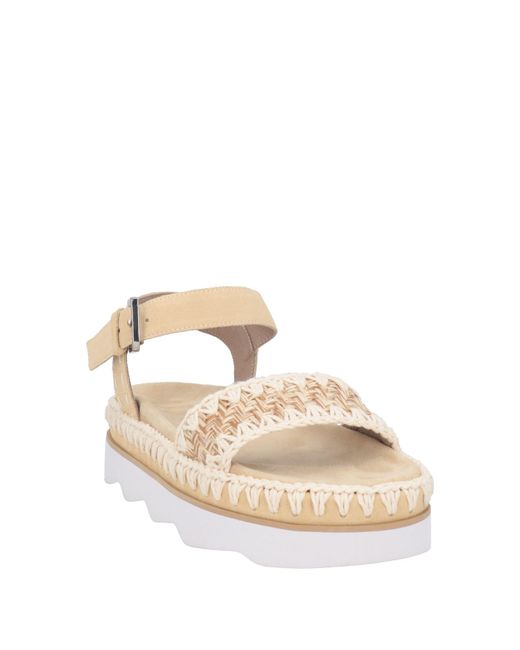 Mou Natural Sandals