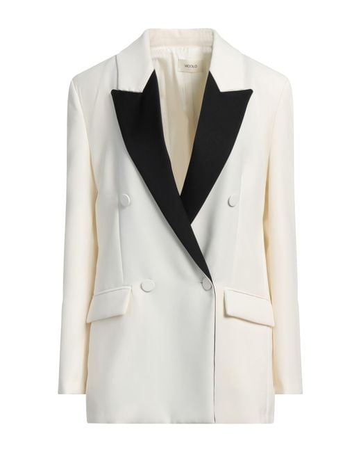 ViCOLO White Ivory Blazer Polyester