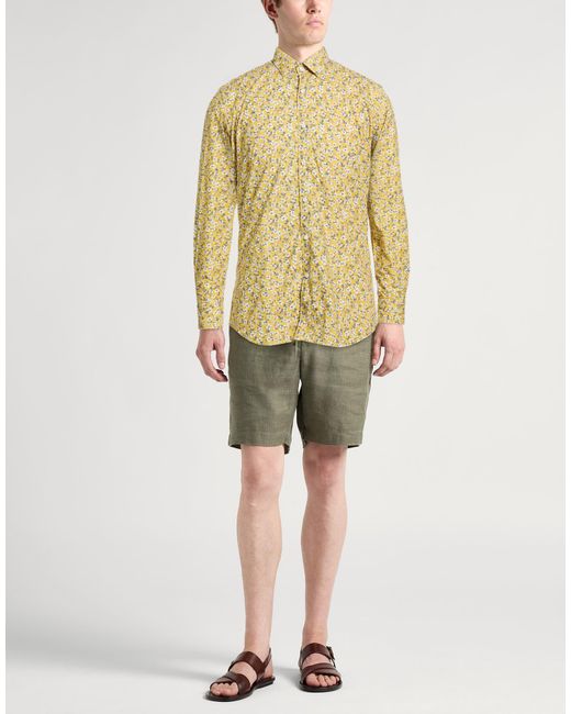 Xacus Yellow Shirt Cotton for men