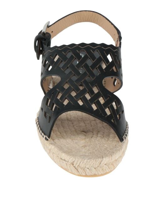 Baldinini Black Espadrilles Leather