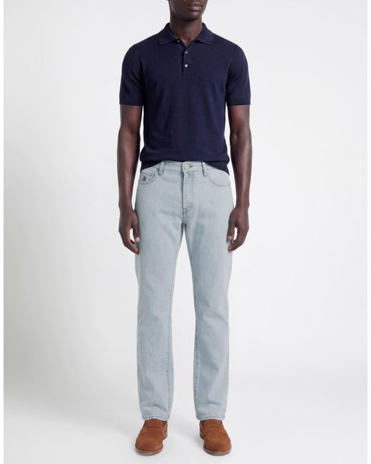 Moorer Blue Jeans Cotton for men