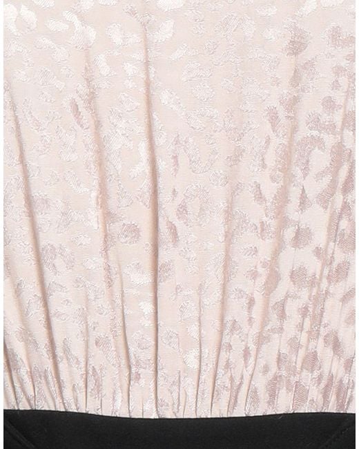 Anna Molinari White Mini Dress Viscose, Polyamide, Elastane