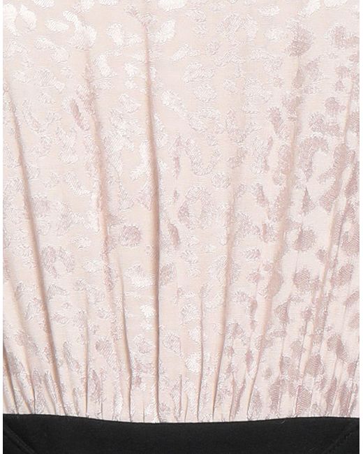 Anna Molinari White Mini Dress Viscose, Polyamide, Elastane