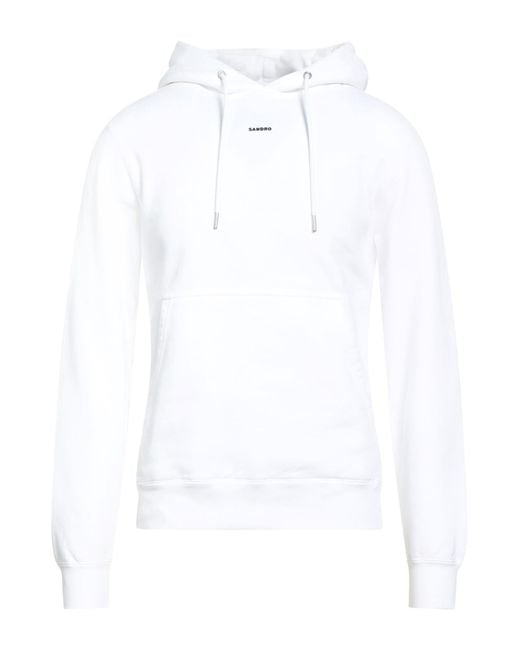 Sandro White Sweatshirt for men