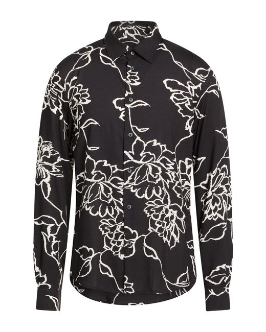 Gaelle Paris Black Shirt Viscose for men