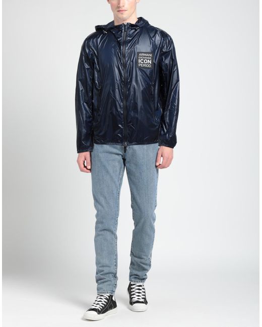 ARMANI EXCHANGE Blue Jacket for men