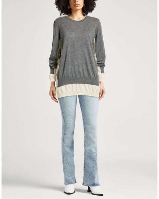 Plan C Gray Sweater Cashmere