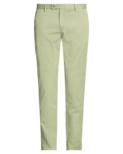 Hackett Green Pants Cotton, Elastane for men