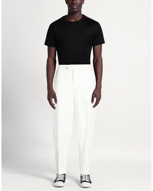 MAISON CRAZY WORKER 3.2 White Trouser for men