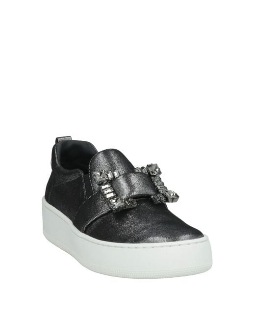Sergio Rossi Gray Sneakers Leather