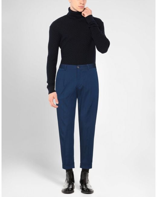 Manuel Ritz Blue Pants for men