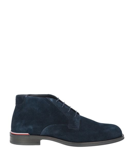 Tommy Hilfiger Blue Ankle Boots for men