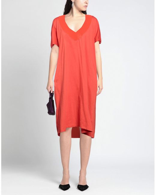 Gentry Portofino Red Midi Dress