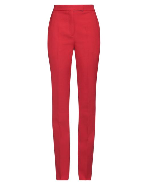 Pantalon Ferragamo en coloris Red
