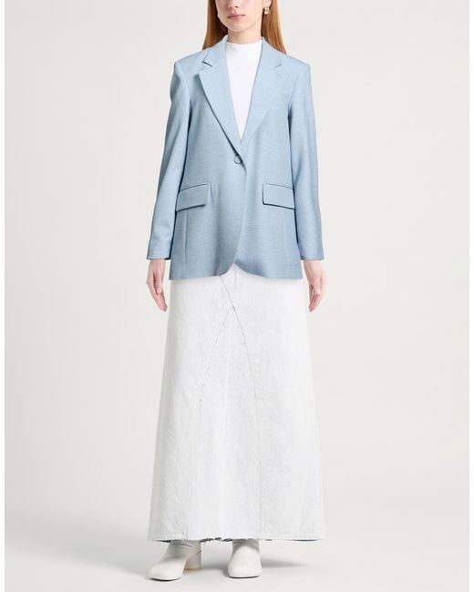 REMAIN Birger Christensen Blue Blazer Polyester, Viscose, Elastane
