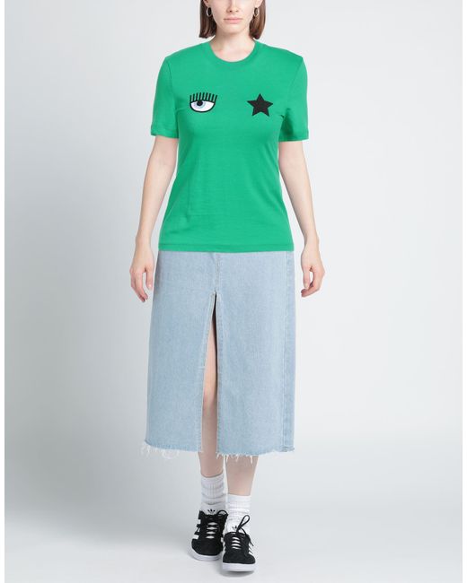 Chiara Ferragni Green T-shirt
