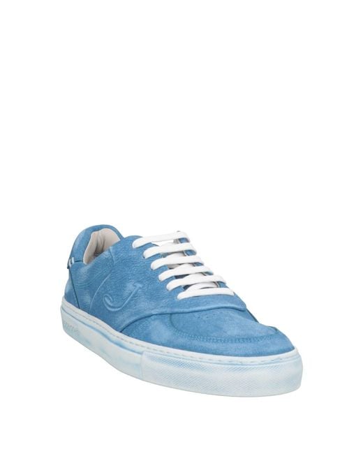 Jacob Cohen Blue Sneakers Leather for men