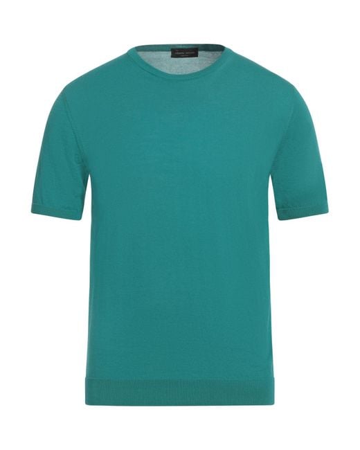 Roberto Collina Green Jumper for men