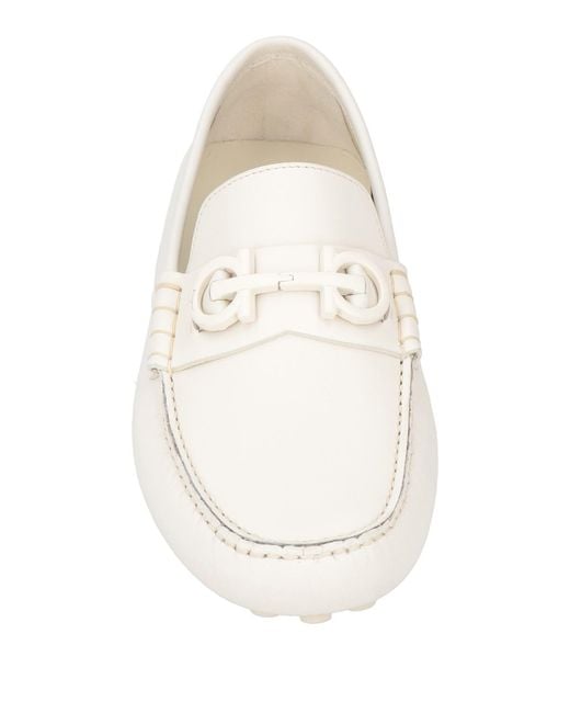 Ferragamo White Loafer for men