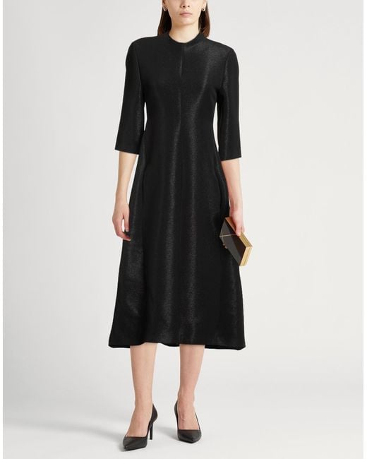 Fabiana Filippi Black Midi Dress