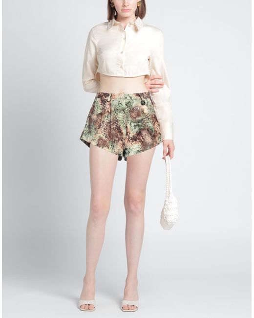 Gaelle Paris Natural Shorts & Bermuda Shorts