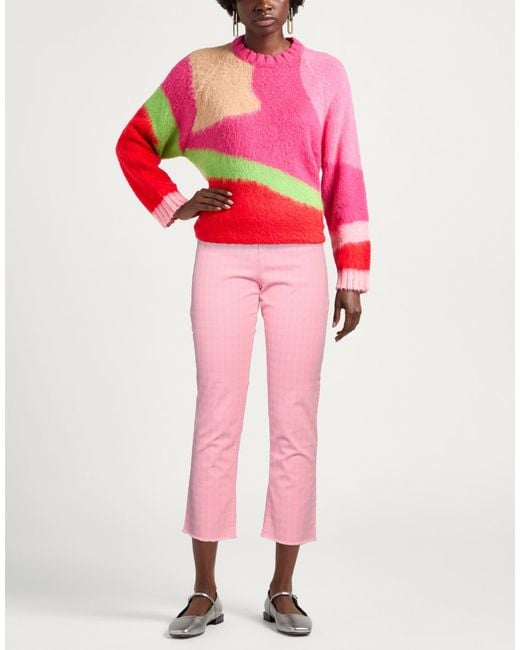 Marc Cain Pink Jeans Cotton, Elastane