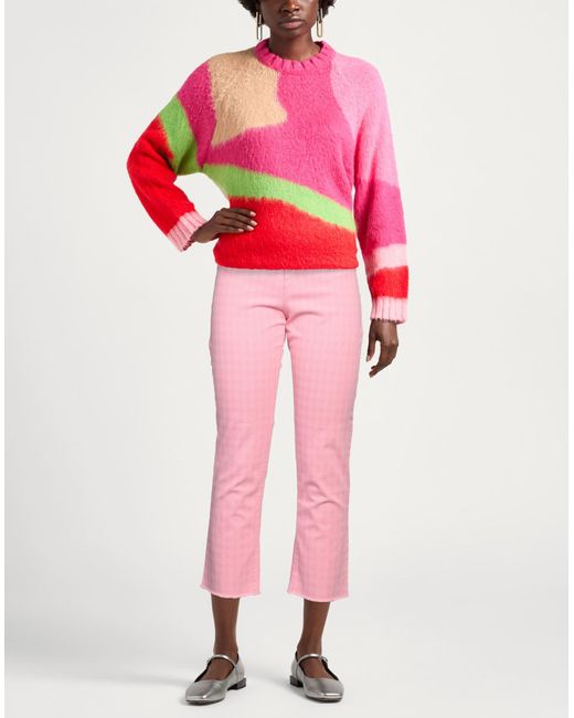 Marc Cain Pink Jeans Cotton, Elastane
