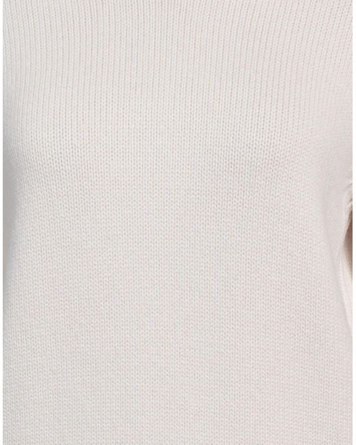 Fedeli White Rollkragenpullover