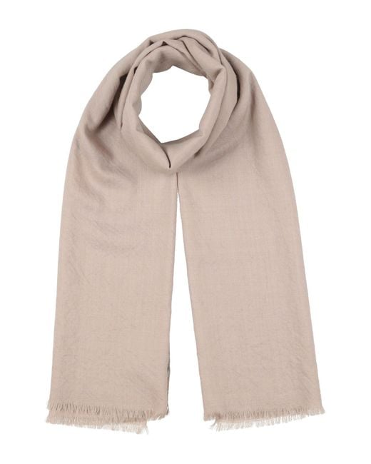 Alpha Studio Natural Sand Scarf Wool for men