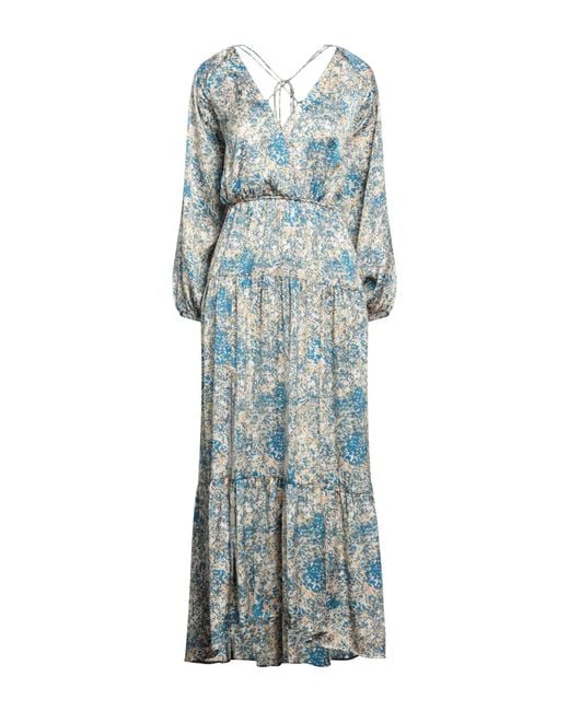 Maje Blue Midi Dress