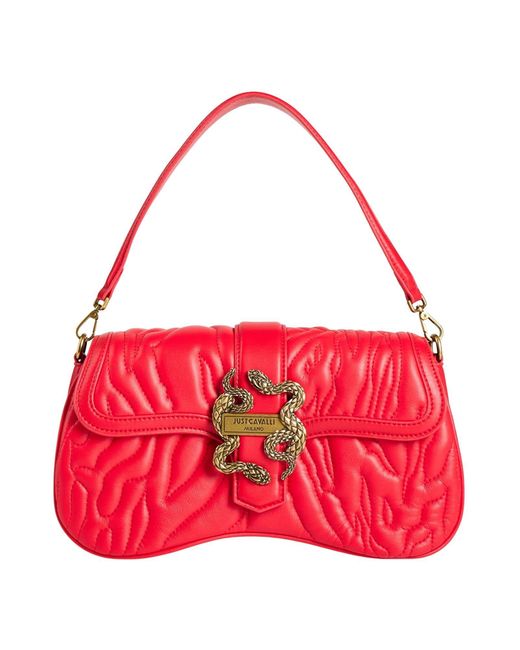 Just Cavalli Red Handbag