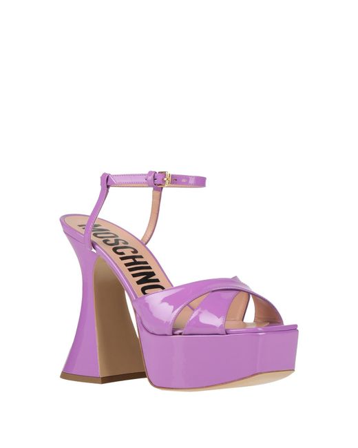 Moschino Purple Sandals