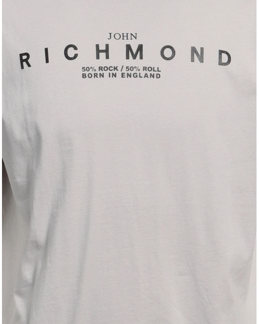 John Richmond T-shirts in Gray für Herren