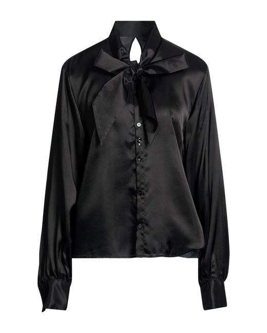 MM6 by Maison Margiela Black Shirt Viscose